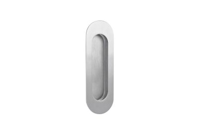 Concha de embutir oval com fixação oculta