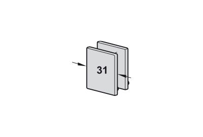Slido D-Line11 Topos para perfil superior