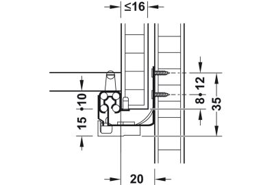 Corredica-oculta-com-amortecedor-extraccao-parcial-25kg-Matrix-Runner-esquema.jpg