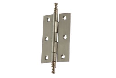 Dobradiça Inox Topos Quadrados com Pirâmide