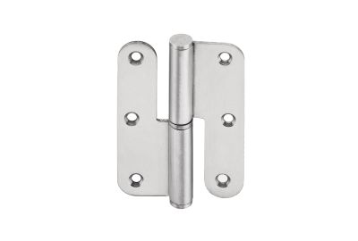 Dobradiça Inox Topos Redondos