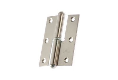 Dobradiça lisa chapa de inox