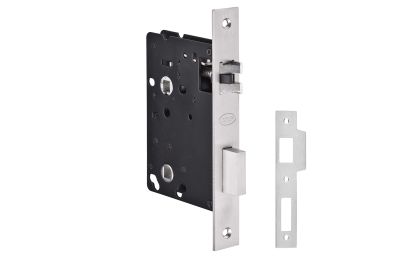 Fechadura JNF 917 WC trinco silencioso topos quadrados