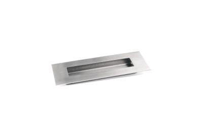 Concha de embutir rectangular com fixação oculta