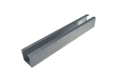 Barra de perfil superior para portas de roupeiro de fole