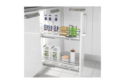 Porta garrafas série Deluxe fundo branco extração total INOXA