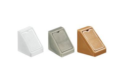 Suporte de prateleira plástico com tampa